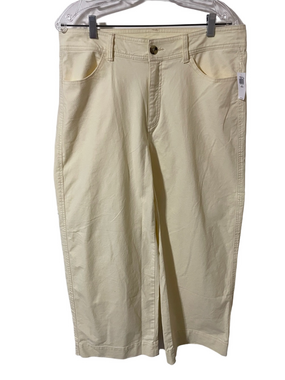Nwt’s Old Navy Butter Colour Wide-Leg Jeans Size 14P